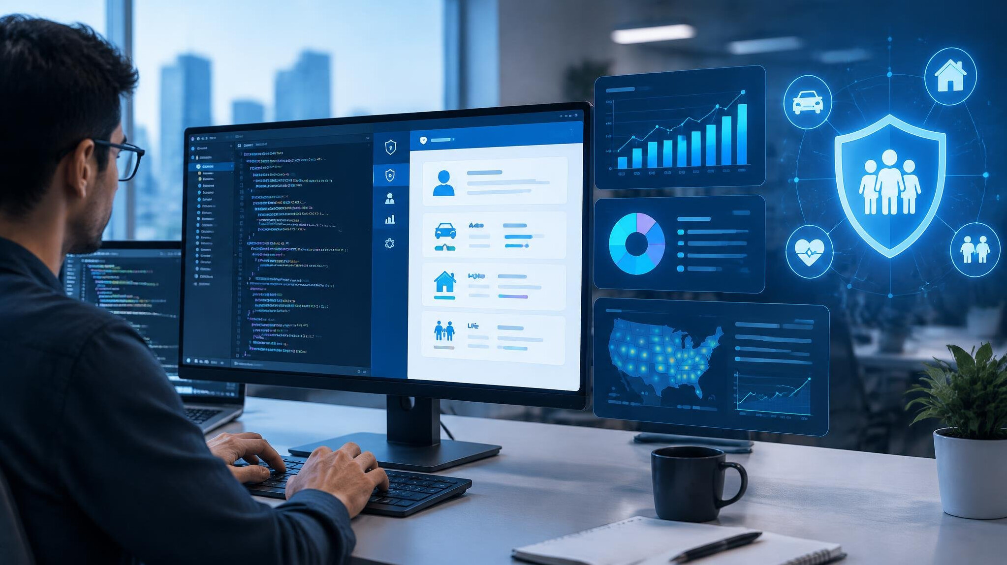 insurance software interface