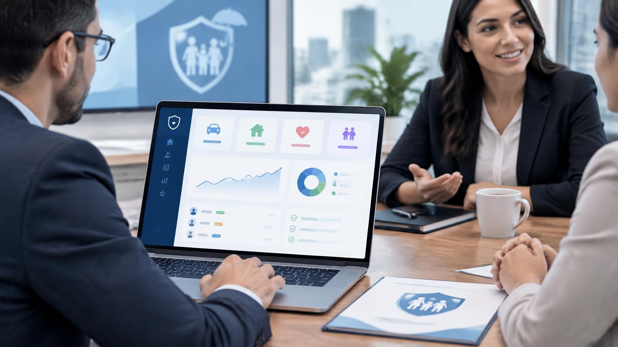 insurance software dashboard